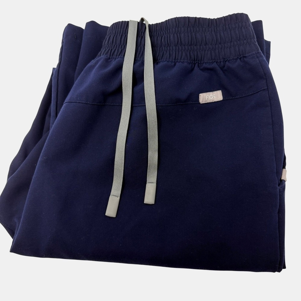 FIGS Navy Blue Technical Collection Flare Leg Scrub Pants Womens XL Tall 1000330